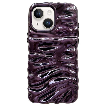 Cream Texture Electroplating TPU Full Coverage Phone Case, For iPhone 13