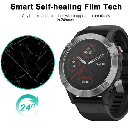 5pcs xDfind Soft Hydrogel Film Full Cover Watch Front Protector, For Garmin Fenix 6, For Garmin Forerunner 945, For Garmin Bounce, For Garmin vivosmart 4
