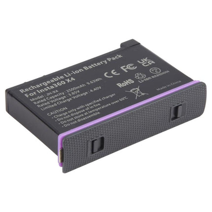 JH-X4 For Insta360 X4 Action Camera Battery Pack 2500mAh, For Insta360 X4