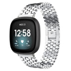 For Fitbit Versa 4/Versa 3/Sense 2/Sense / Silver