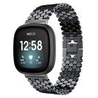 For Fitbit Versa 4/Versa 3/Sense 2/Sense / Black