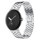 For Google Pixel Watch 4 / 3 / 2 / 1 41mm / Silver