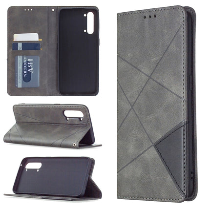 Rhombus Texture Horizontal Flip Magnetic Leather Case with Holder & Card Slots & Wallet, For OPPO Find X2 Lite, For Samsung Galaxy A42 5G