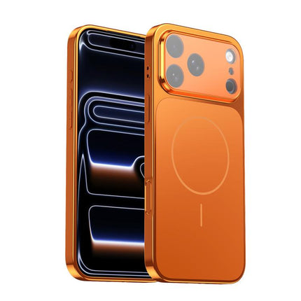 Corning Glass Plating Large Window MagSafe Phone Case, For iPhone 17 Pro Max, For iPhone 17 Pro, For iPhone 17, For iPhone Air