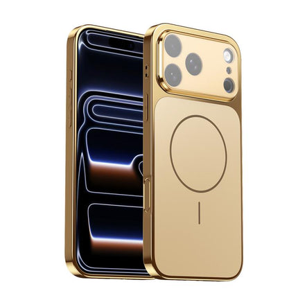 Corning Glass Plating Large Window MagSafe Phone Case, For iPhone 17 Pro Max, For iPhone 17 Pro, For iPhone 17, For iPhone Air