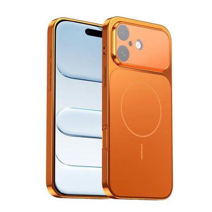Corning Glass Plating Large Window MagSafe Phone Case, For iPhone 17 Pro Max, For iPhone 17 Pro, For iPhone 17, For iPhone Air