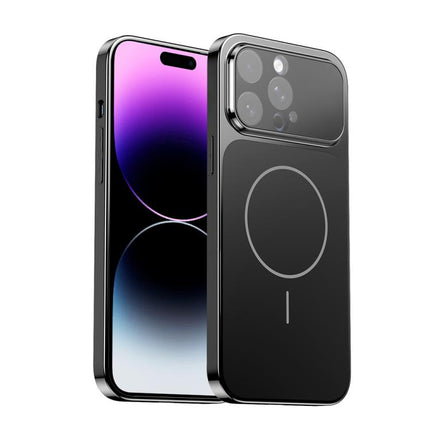 Corning Glass Plating Large Window MagSafe Phone Case, For iPhone 14 Pro Max, For iPhone 13 Pro Max, For iPhone 13 Pro, For iPhone 13