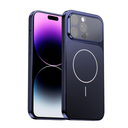 Corning Glass Plating Large Window MagSafe Phone Case, For iPhone 14 Pro Max, For iPhone 13 Pro Max, For iPhone 13 Pro, For iPhone 13