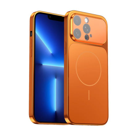 Corning Glass Plating Large Window MagSafe Phone Case, For iPhone 14 Pro Max, For iPhone 13 Pro Max, For iPhone 13 Pro, For iPhone 13