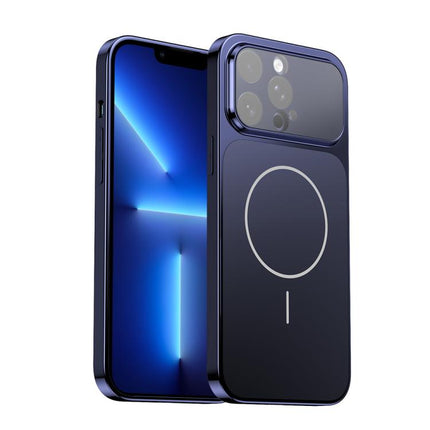 Corning Glass Plating Large Window MagSafe Phone Case, For iPhone 14 Pro Max, For iPhone 13 Pro Max, For iPhone 13 Pro, For iPhone 13