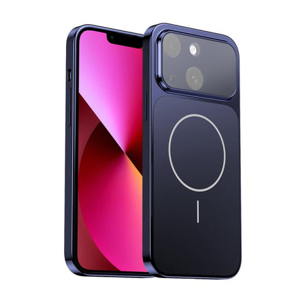 Corning Glass Plating Large Window MagSafe Phone Case, For iPhone 14 Pro Max, For iPhone 13 Pro Max, For iPhone 13 Pro, For iPhone 13