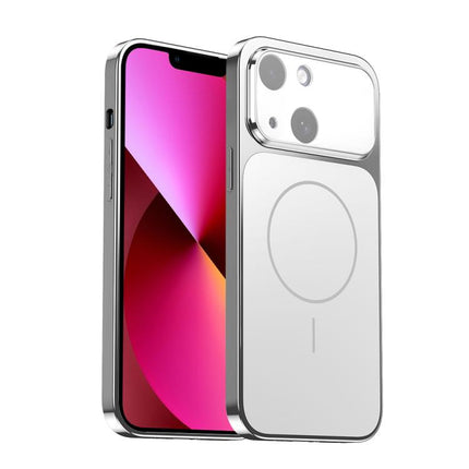 Corning Glass Plating Large Window MagSafe Phone Case, For iPhone 14 Pro Max, For iPhone 13 Pro Max, For iPhone 13 Pro, For iPhone 13