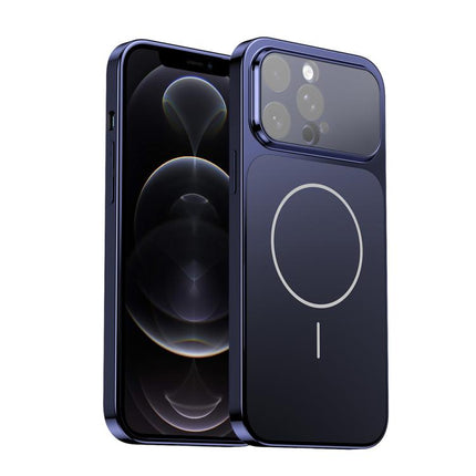 Corning Glass Plating Large Window MagSafe Phone Case, For iPhone 12, For iPhone 12 Pro Max, For iPhone 12 Pro, For iPhone 11 Pro Max