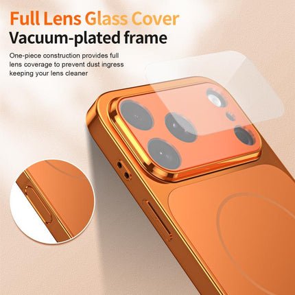 Corning Glass Plating Large Window MagSafe Phone Case, For iPhone 12, For iPhone 12 Pro Max, For iPhone 12 Pro, For iPhone 11 Pro Max