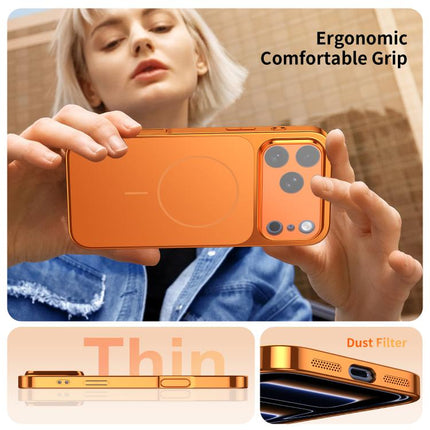 Corning Glass Plating Large Window MagSafe Phone Case, For iPhone 12, For iPhone 12 Pro Max, For iPhone 12 Pro, For iPhone 11 Pro Max