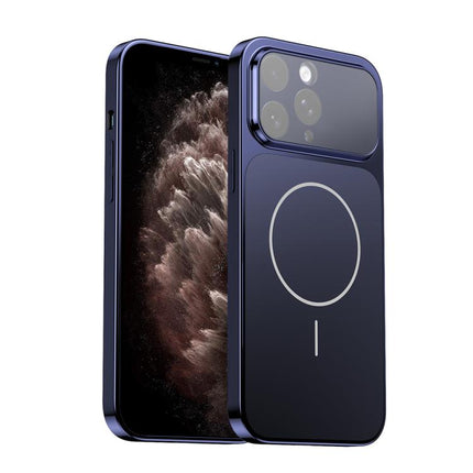 Corning Glass Plating Large Window MagSafe Phone Case, For iPhone 12, For iPhone 12 Pro Max, For iPhone 12 Pro, For iPhone 11 Pro Max