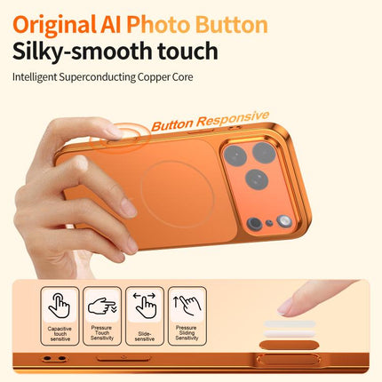 Corning Glass Plating Large Window MagSafe Phone Case, For iPhone 11
