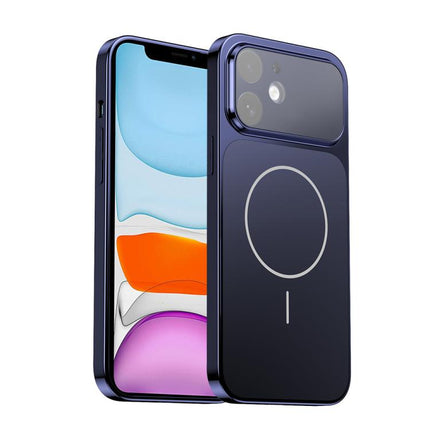 Corning Glass Plating Large Window MagSafe Phone Case, For iPhone 11