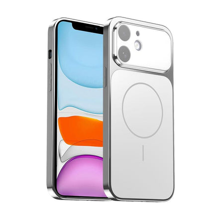 Corning Glass Plating Large Window MagSafe Phone Case, For iPhone 11
