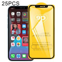 25 PCS 9D Full Glue Full Screen Tempered Glass Film, For  iPhone 12 mini (25 PCS), For  iPhone 12 / 12 Pro (25 PCS), For  iPhone 12 Pro Max (25 PCS)