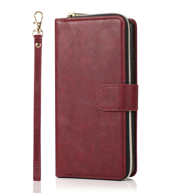 Zipper Wallet Bag Horizontal Flip PU Leather Case with Holder & 9 Card Slots & Wallet & Lanyard & Photo Frame, For Samsung Galaxy A51, For Samsung Galaxy A51 5G, For Samsung Galaxy A70, For Samsung Galaxy A71