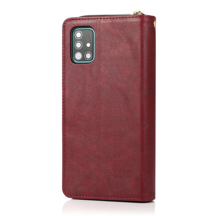 Zipper Wallet Bag Horizontal Flip PU Leather Case with Holder & 9 Card Slots & Wallet & Lanyard & Photo Frame, For Samsung Galaxy A51, For Samsung Galaxy A51 5G, For Samsung Galaxy A70, For Samsung Galaxy A71