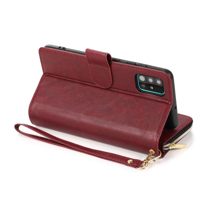 Zipper Wallet Bag Horizontal Flip PU Leather Case with Holder & 9 Card Slots & Wallet & Lanyard & Photo Frame, For Samsung Galaxy A51, For Samsung Galaxy A51 5G, For Samsung Galaxy A70, For Samsung Galaxy A71