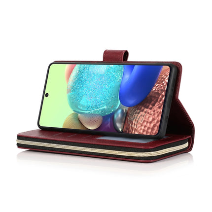Zipper Wallet Bag Horizontal Flip PU Leather Case with Holder & 9 Card Slots & Wallet & Lanyard & Photo Frame, For Samsung Galaxy A71 5G, For Samsung Galaxy Note10, For Samsung Galaxy Note10+, For Samsung Galaxy Note20