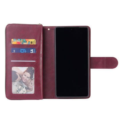 Zipper Wallet Bag Horizontal Flip PU Leather Case with Holder & 9 Card Slots & Wallet & Lanyard & Photo Frame, For Samsung Galaxy Note20 Ultra, For Samsung Galaxy S20 FE 5G