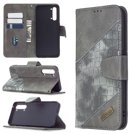 Matching Color Crocodile Texture Horizontal Flip PU Leather Case with Wallet & Holder & Card Slots, For OPPO Find X2 Lite, For Samsung Galaxy A42 5G