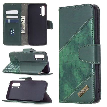Matching Color Crocodile Texture Horizontal Flip PU Leather Case with Wallet & Holder & Card Slots, For OPPO Find X2 Lite, For Samsung Galaxy A42 5G