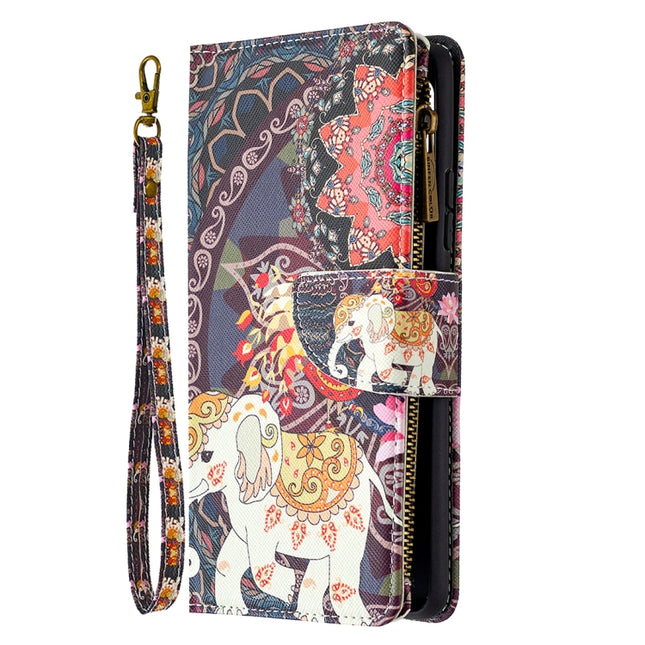 Colored Drawing Pattern Zipper Horizontal Flip Leather Case with Holder & Card Slots & Wallet, For Samsung Galaxy A42 5G