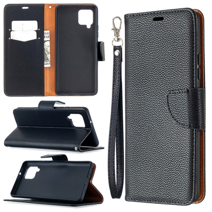 Litchi Texture Pure Color Horizontal Flip PU Leather Case with Holder & Card Slots & Wallet & Lanyard, For Samsung Galaxy A42 5G