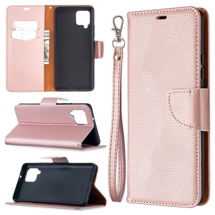 Litchi Texture Pure Color Horizontal Flip PU Leather Case with Holder & Card Slots & Wallet & Lanyard, For Samsung Galaxy A42 5G