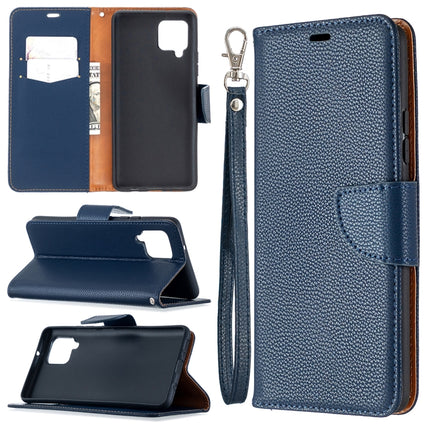 Litchi Texture Pure Color Horizontal Flip PU Leather Case with Holder & Card Slots & Wallet & Lanyard, For Samsung Galaxy A42 5G