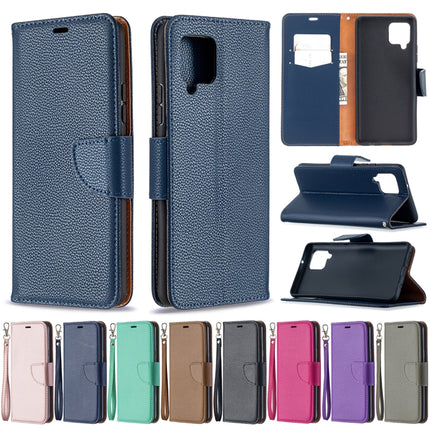 Litchi Texture Pure Color Horizontal Flip PU Leather Case with Holder & Card Slots & Wallet & Lanyard, For Samsung Galaxy A42 5G