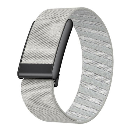 xDfind Black Buckle Sport Elastic Twill Pattern Nylon Watch Band, For WHOOP 5.0 Standard Version