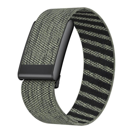 xDfind Black Buckle Sport Elastic Twill Pattern Nylon Watch Band, For WHOOP 5.0 Standard Version