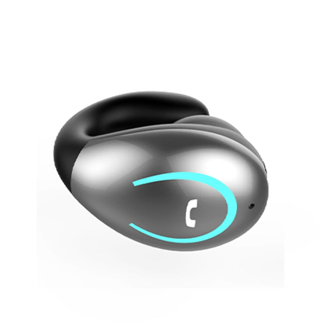 YX08 Ultraleichter kabelloser V5.0-Bluetooth-Ohrhörer mit Ohrbügel, Ohrclip, Stereo-Bluetooth-Headset mit Mikrofon, Einzel