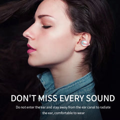 YX08 Ultra-light Ear-hook Wireless V5.0 Bluetooth Earphones Ear Clip Stereo Bluetooth Headset with Mic, Single