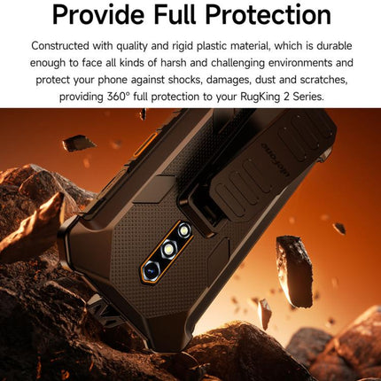 Ulefone Armor Back Clip Phone Case with Carabiner, For Ulefone RugKing 2 Pro, For Ulefone RugKing 3 Pro, For Ulefone RugKing 4 Pro, For Ulefone RugKing