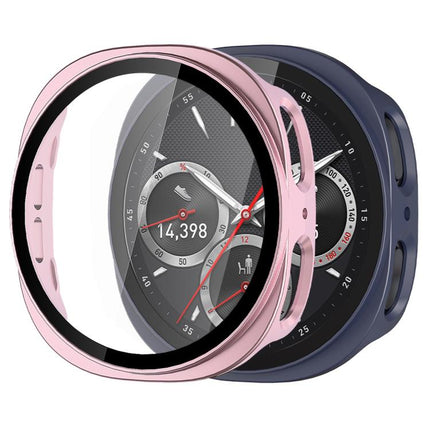 xDfind Tempered Film Integrated Frosted PC Watch Protective Cover, For Samsung Galaxy Watch9 / 8 44mm, For Samsung Galaxy Watch9 / 8 40mm