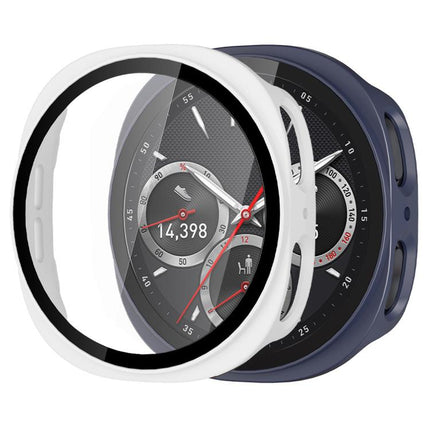xDfind Tempered Film Integrated Frosted PC Watch Protective Cover, For Samsung Galaxy Watch9 / 8 44mm, For Samsung Galaxy Watch9 / 8 40mm