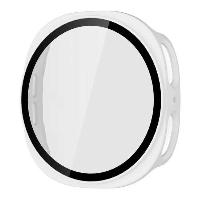 xDfind Tempered Film Integrated Frosted PC Watch Protective Cover, For Samsung Galaxy Watch9 / 8 44mm, For Samsung Galaxy Watch9 / 8 40mm