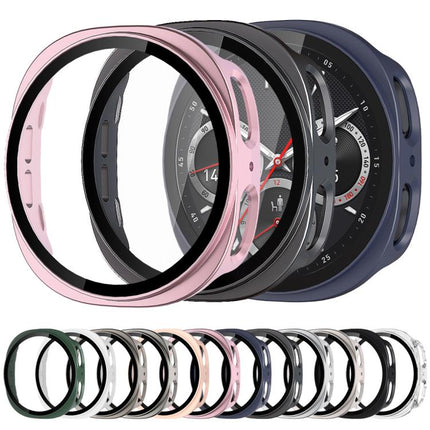 xDfind Tempered Film Integrated Frosted PC Watch Protective Cover, For Samsung Galaxy Watch9 / 8 44mm, For Samsung Galaxy Watch9 / 8 40mm