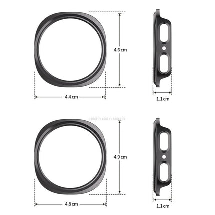 xDfind PC Hollow Half Coverage Watch Cover, For Samsung Galaxy Watch9 / 8 44mm, For Samsung Galaxy Watch9 / 8 40mm