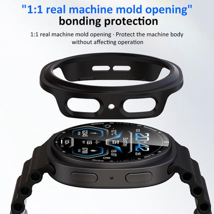 xDfind PC Hollow Half Coverage Watch Cover, For Samsung Galaxy Watch9 / 8 44mm, For Samsung Galaxy Watch9 / 8 40mm