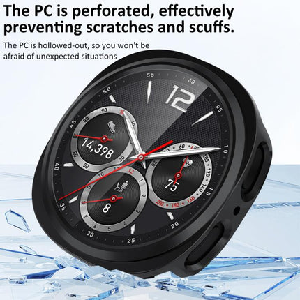 xDfind PC Hollow Half Coverage Watch Cover, For Samsung Galaxy Watch9 / 8 44mm, For Samsung Galaxy Watch9 / 8 40mm