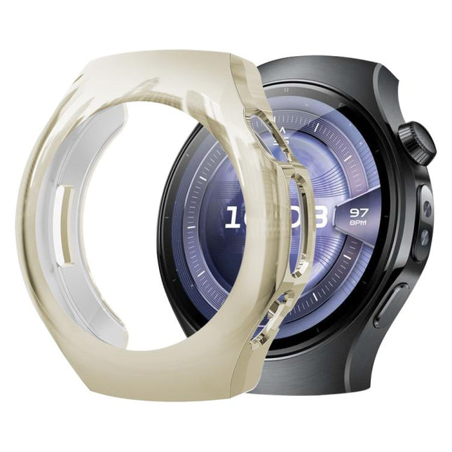 xDfind Plating Tempered Film Integrated TPU Watch Protective Cover, For Huawei Watch 5 42mm, For Huawei Watch 5 46mm