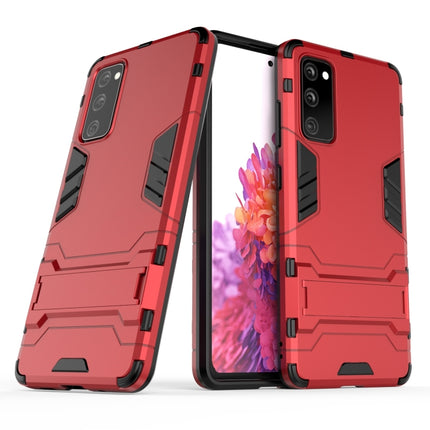 Shockproof PC + TPU Protective Case with Invisible Holder, For Samsung Galaxy A42 5G, For Samsung Galaxy S20 FE